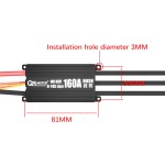 QX-MOTOR A32 160A Brushless ESC 6-14S 32-bit Processor for 90MM EDF for RC Model Airplane Fixed-Wing
